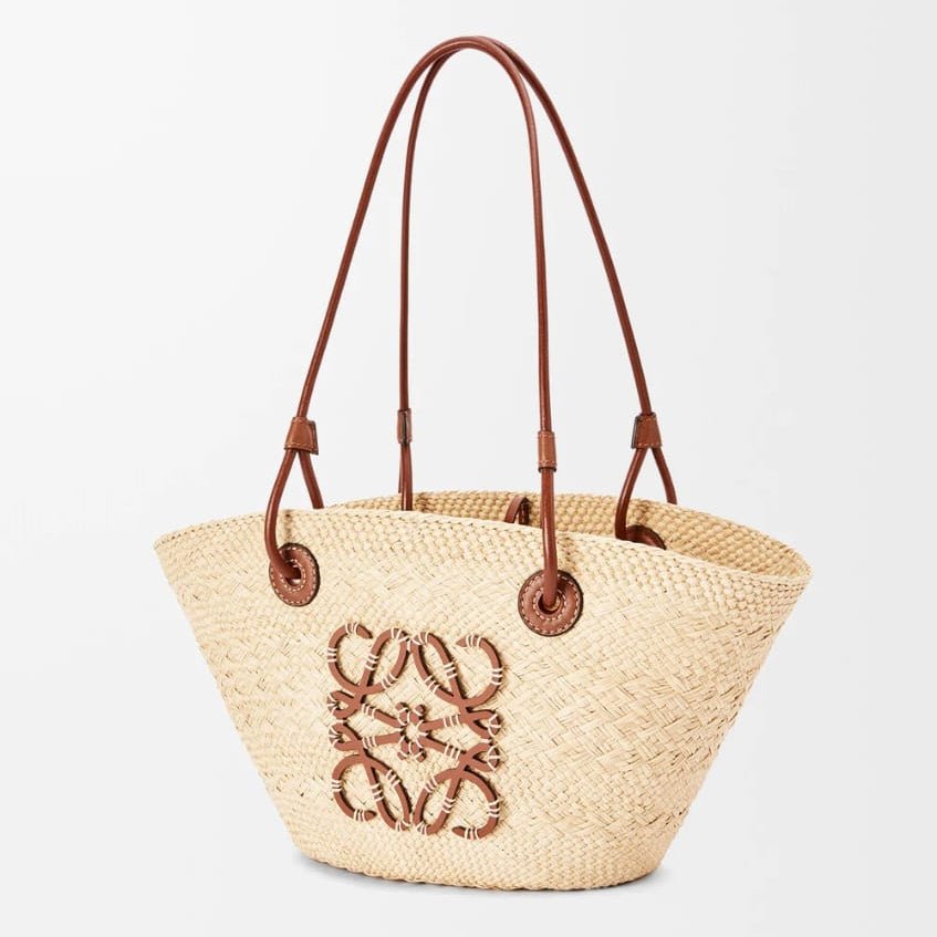 Loewe Anagram Basket Bag in Iraca Palm 2