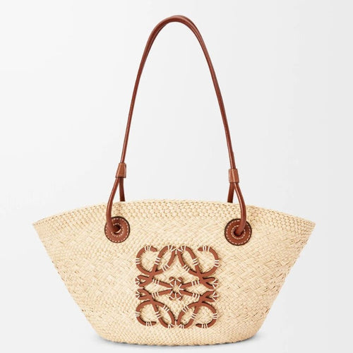 Loewe Anagram Basket Bag in Iraca Palm - BEAUTY BAR