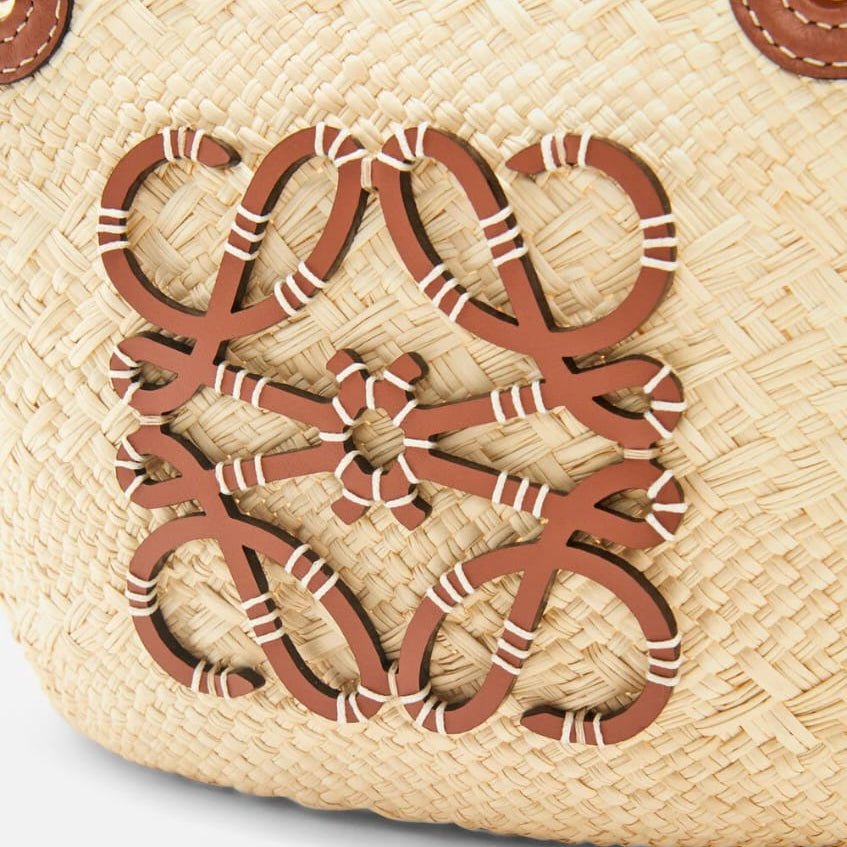 Loewe Anagram Basket Bag in Iraca Palm 4