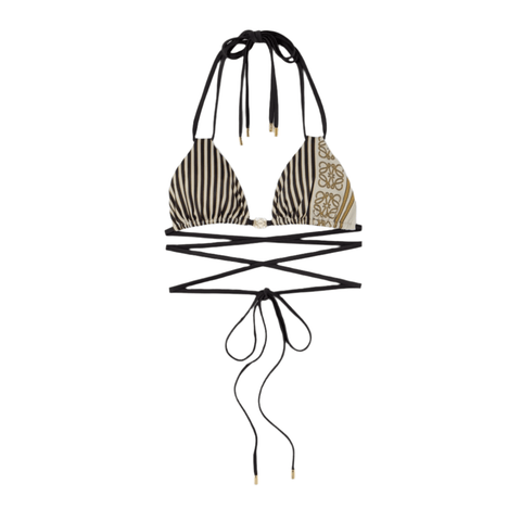 Loewe Anagram Bikini Top in Technical Jersey - BEAUTY BAR