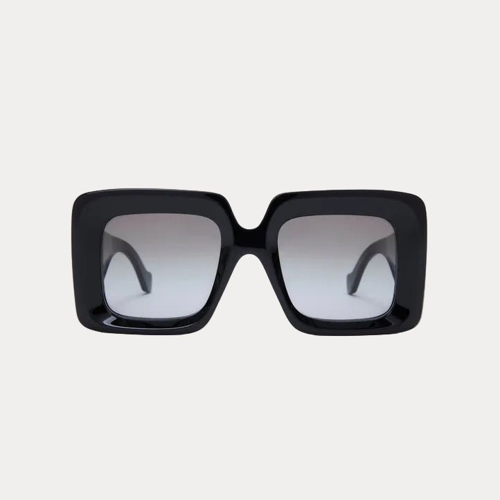 Loewe Anagram Black Rectangle Sunglasses With Black Hardware 1