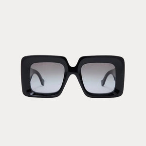 Loewe Anagram Black Rectangle Sunglasses With Black Hardware