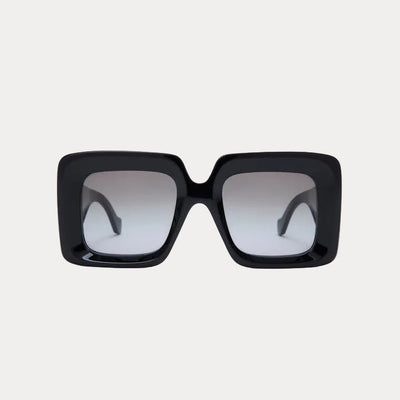 Loewe Anagram Black Rectangle Sunglasses With Black Hardware