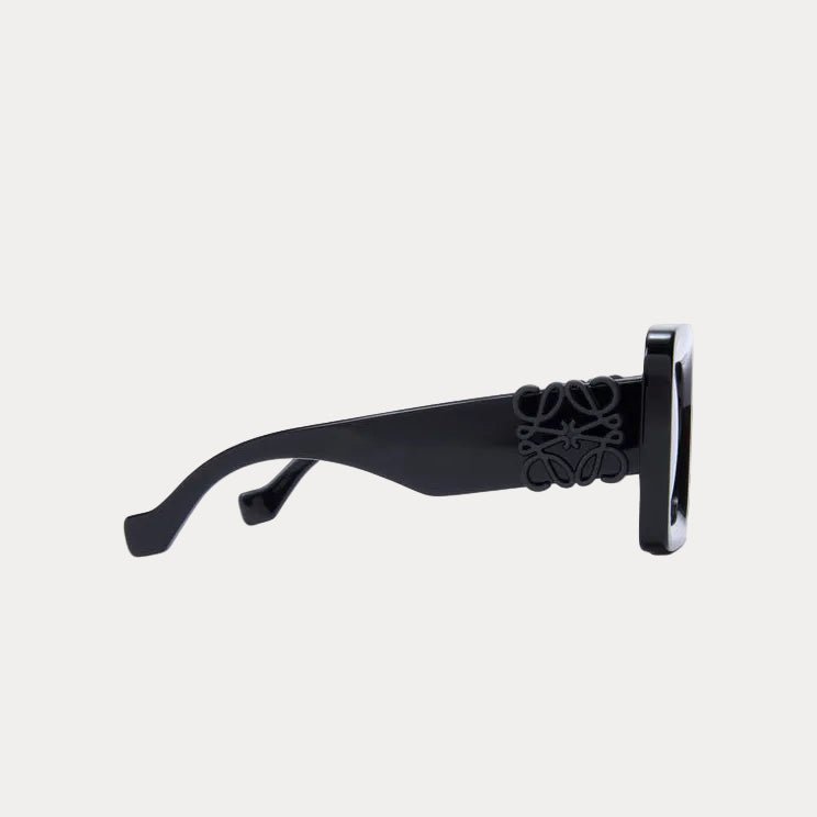 Loewe Anagram Black Rectangle Sunglasses With Black Hardware 3