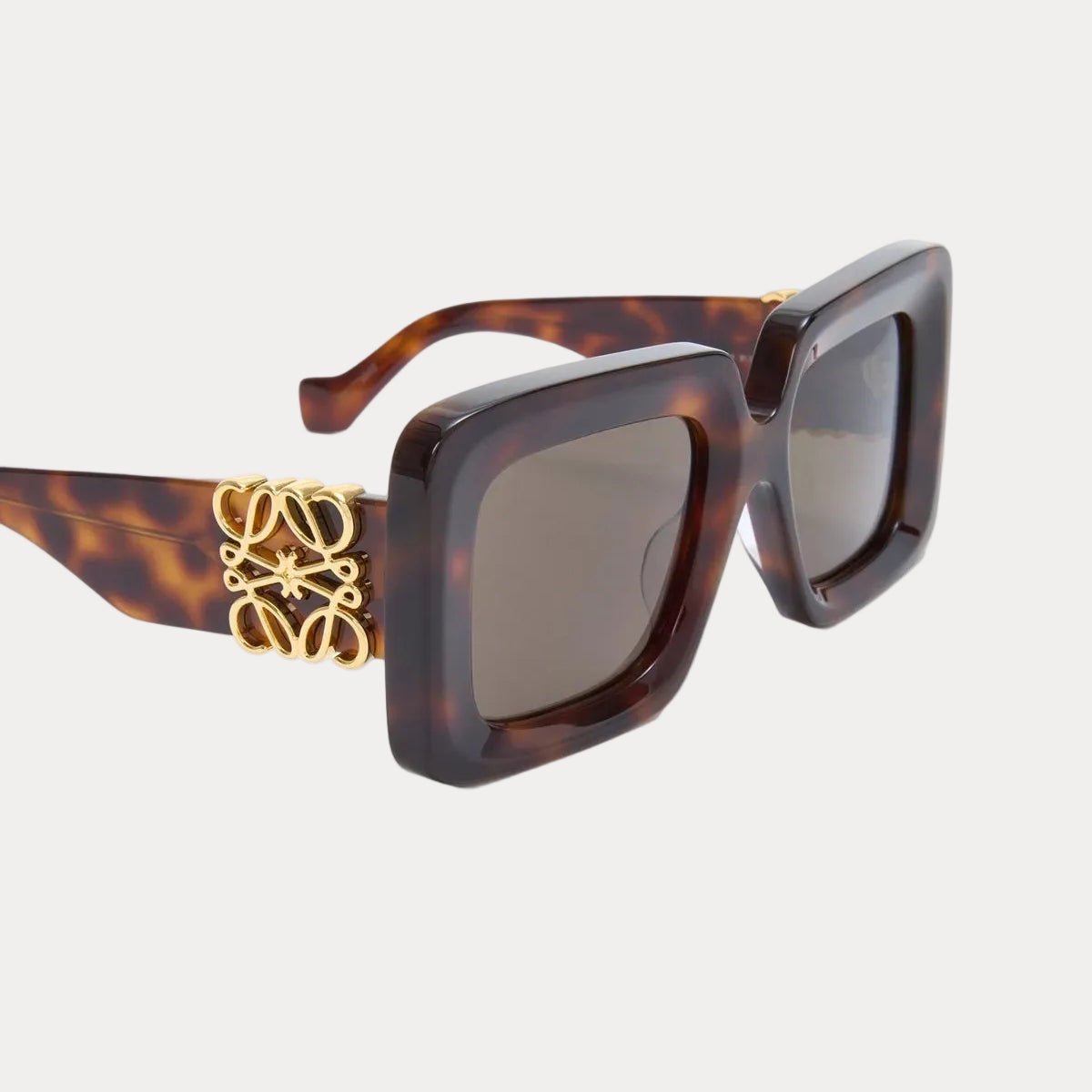 Loewe Anagram Square Oversized Sunglasses With Gold Anagram 2