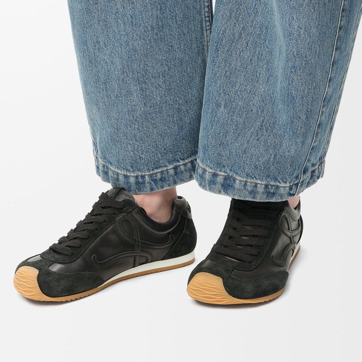 Loewe Ballet Runner 2.0 in Soft Calfskin Black 4