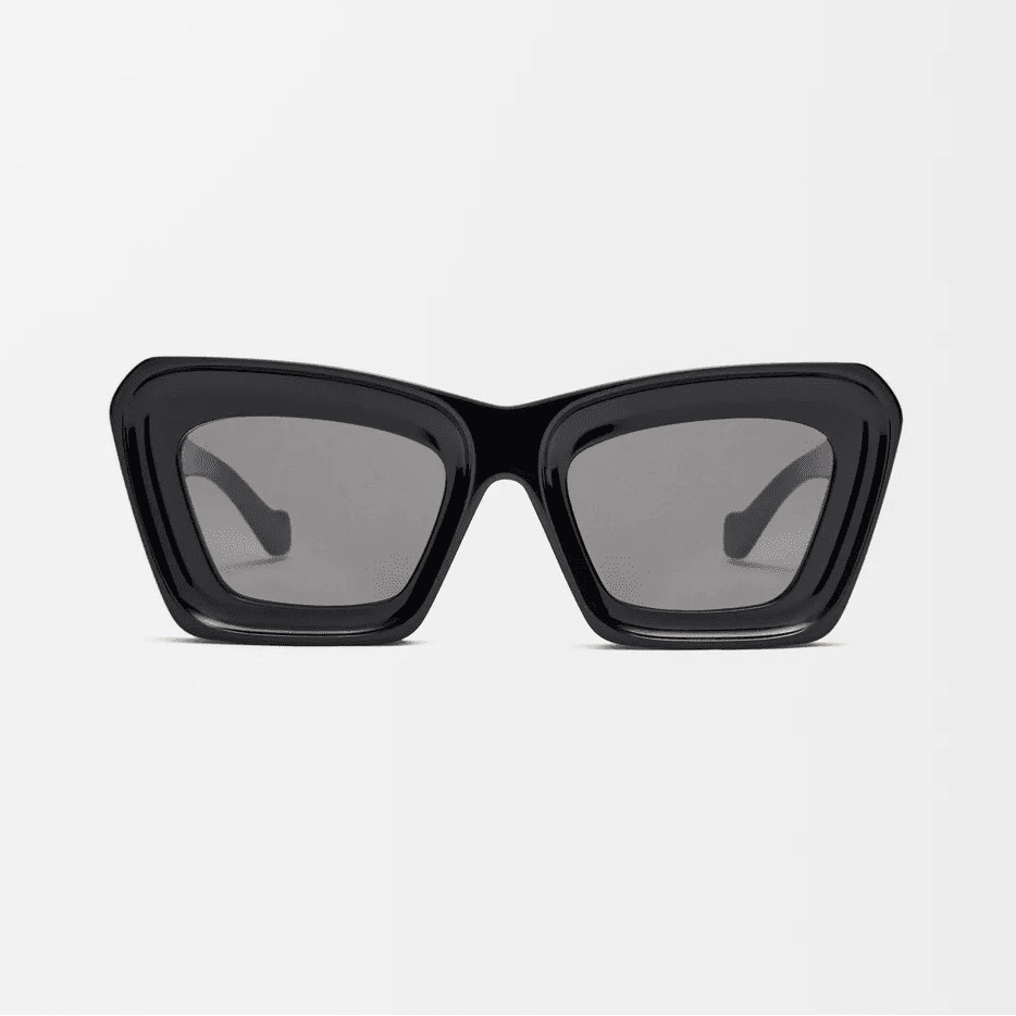 Loewe Beveled Cateye Sunglasses Black 3