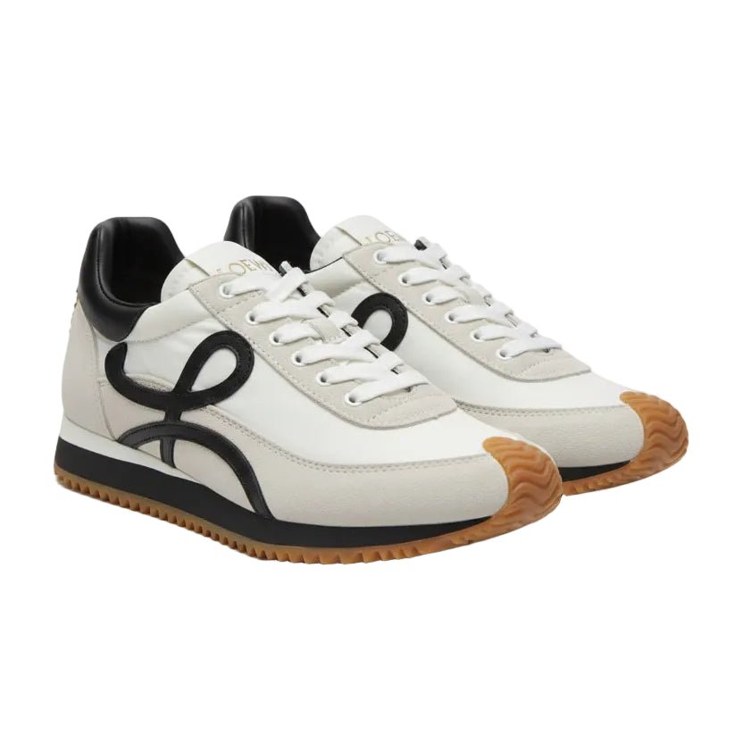Loewe Black Calfskin-Blend Flow Sneakers 2