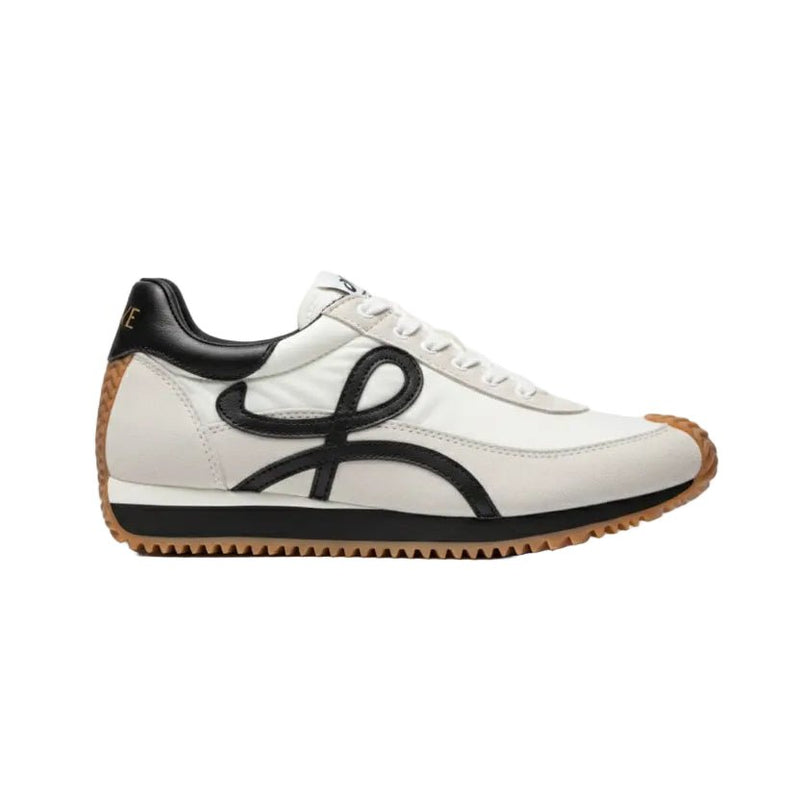 Loewe Black Calfskin-Blend Flow Sneakers