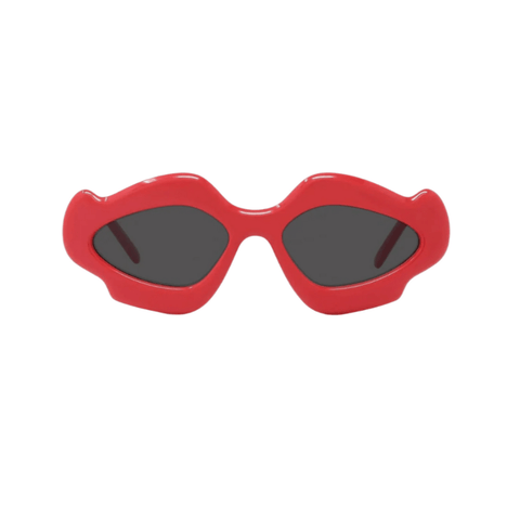 Loewe Flame Sunglasses - Red Acetate Frame - BEAUTY BAR
