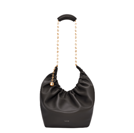 Loewe Medium Squeeze Bag Black - BEAUTY BAR