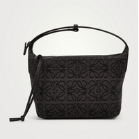 Loewe Small Cubi Anagram Jacquard Canvas Shoulder Bag