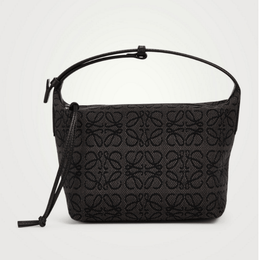 Loewe Small Cubi Anagram Jacquard Canvas Shoulder Bag