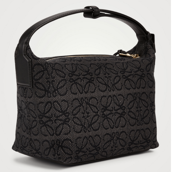 Loewe Small Cubi Anagram Jacquard Canvas Shoulder Bag 3