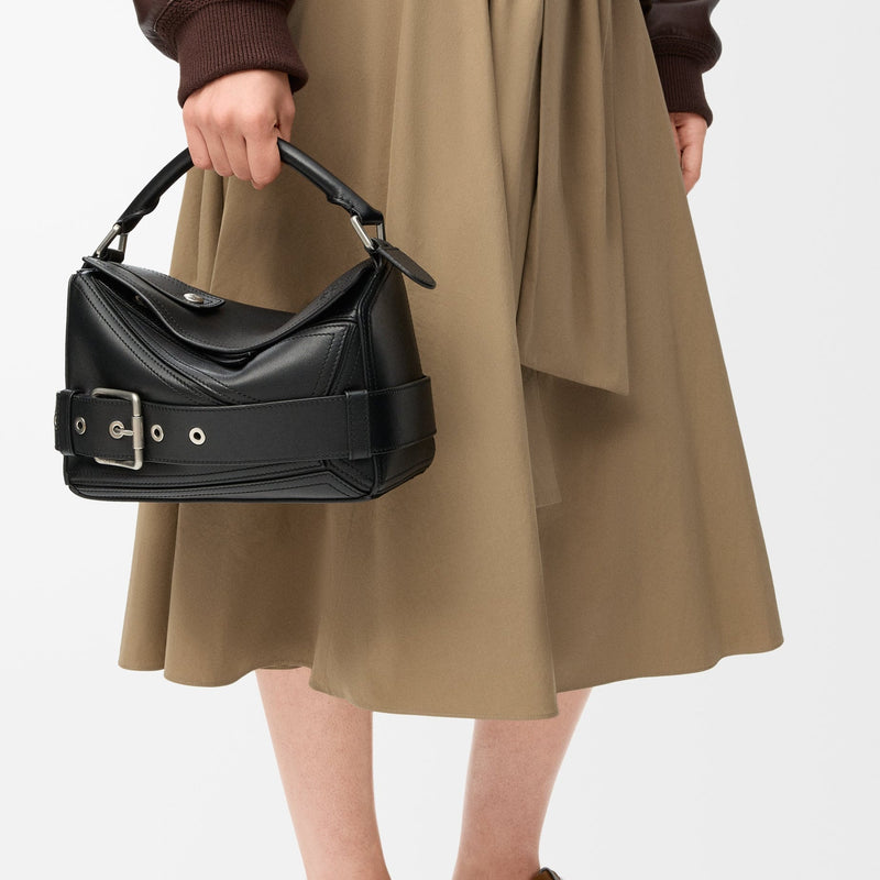 Loewe Small Puzzle Biker Bag in Shiny Leather 3