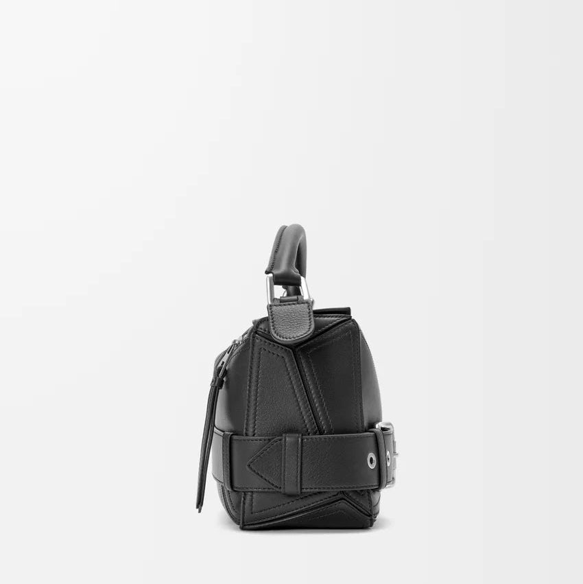 Loewe Small Puzzle Biker Bag in Shiny Leather 4