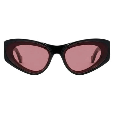 Loewe Wave Black Cat-Eye Sunglasses With Bink Lenses