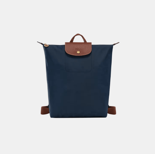Longchamp Le Pliage Backpack M Canvas - Navy