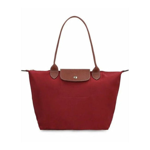 Longchamp Le Pliage Large Shoulder Red Bag - BEAUTY BAR