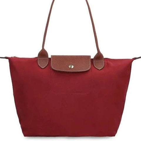 Longchamp Le Pliage Large Shoulder Red Bag - BEAUTY BAR