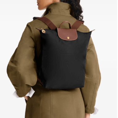 Longchamp Le Pliage M Backpack Black - Canvas 3