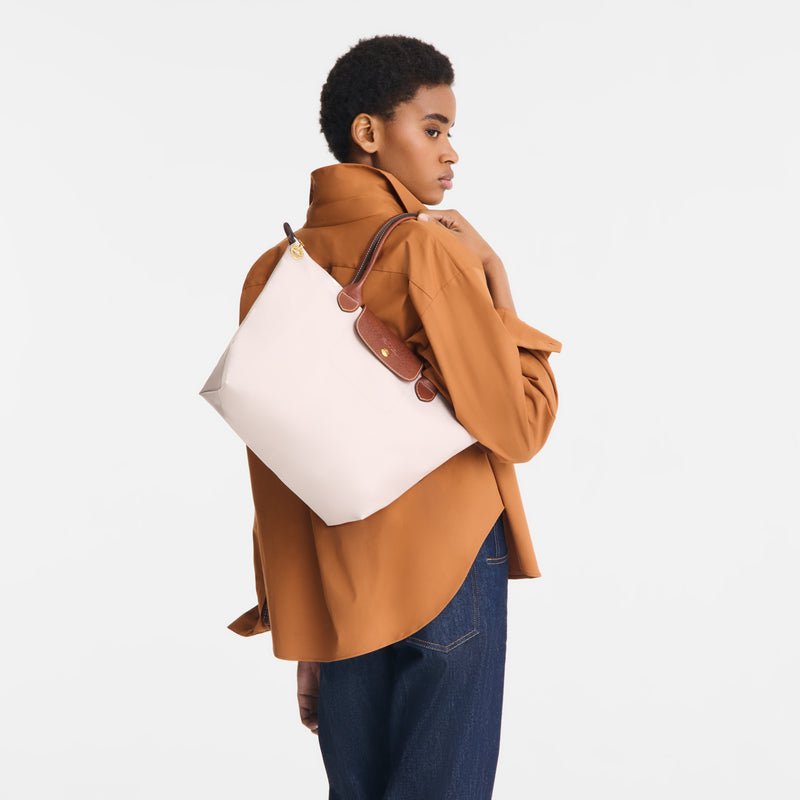 Longchamp Le Pliage Medium Handbag Paper - Canvas 2