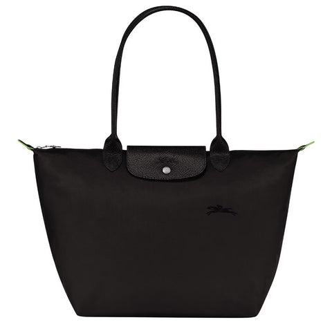 Longchamp Le Pliage Medium Shoulder Bag Black - BEAUTY BAR