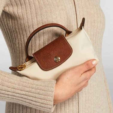 Longchamp Le Pliage Women's Mini Beige Cross Bag 2
