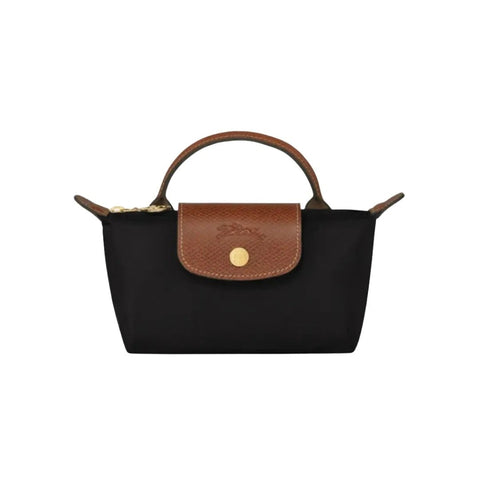 Longchamp Le Pliage Women's Mini Black Cross Bag - BEAUTY BAR