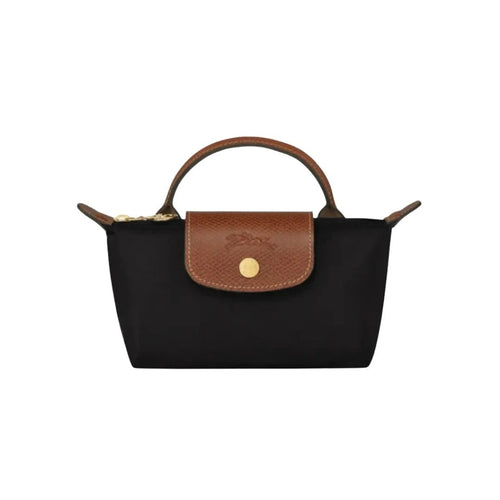 Longchamp Le Pliage Women's Mini Black Cross Bag