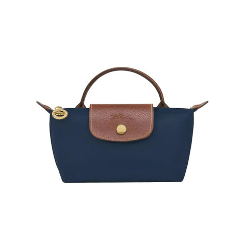 Longchamp Le Pliage Women's Mini Blue Navy Cross Bag - BEAUTY BAR