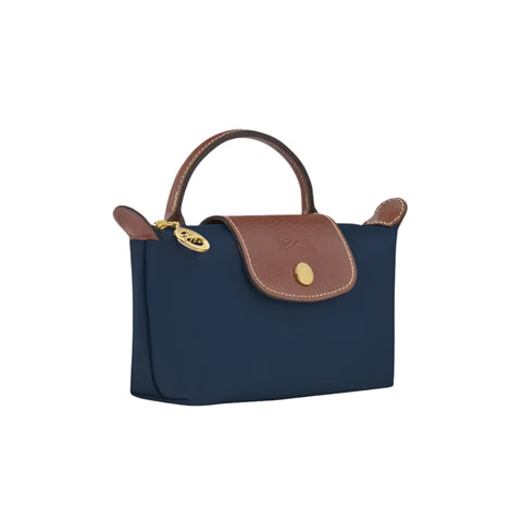 Longchamp Le Pliage Women's Mini Blue Navy Cross Bag - BEAUTY BAR