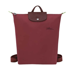 Longchamp Medium Le Pliage zip-up Backpack | Red