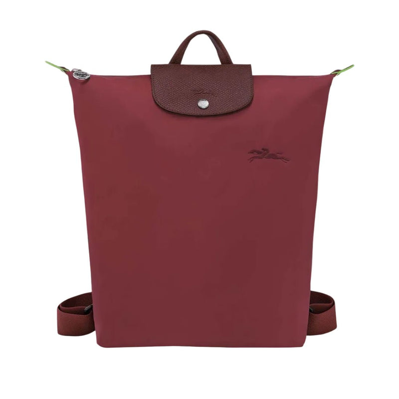 Longchamp Medium Le Pliage zip-up Backpack | Red