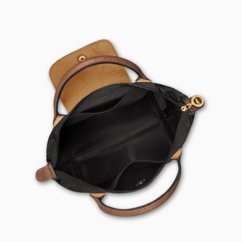 Longchamp Small Le Pliage Bag In Canvas Black - BEAUTY BAR