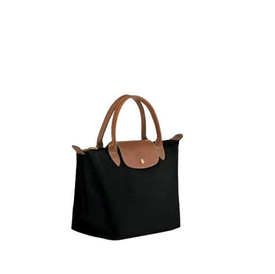 Longchamp Small Le Pliage Bag In Canvas Black 2