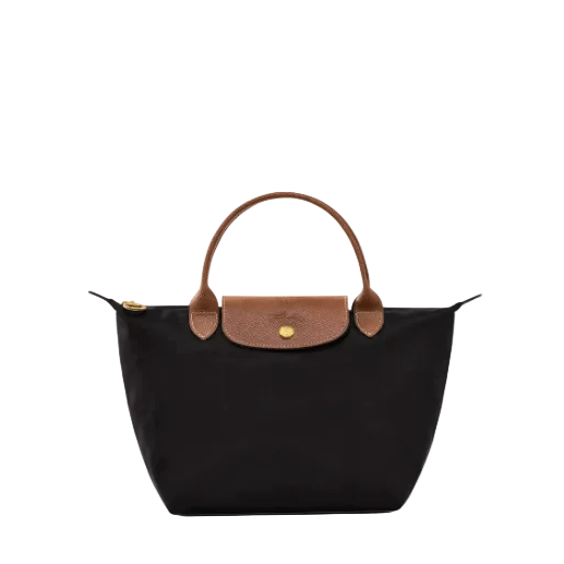 Longchamp Small Le Pliage Bag In Canvas Black 1