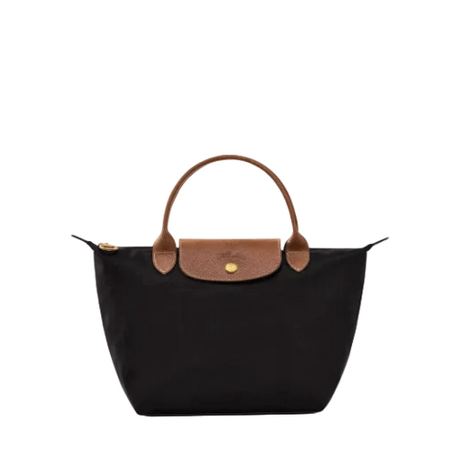 Longchamp Small Le Pliage Bag In Canvas Black