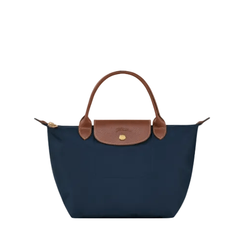 Longchamp Small Le Pliage Bag In Canvas Blue 1