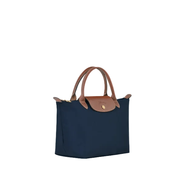 Longchamp Small Le Pliage Bag In Canvas Blue 3