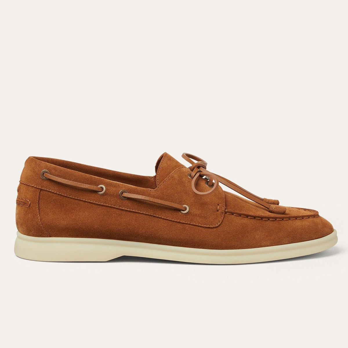 Loro Piana - Sea Sail Cocoa Suede Dress Shoe 6