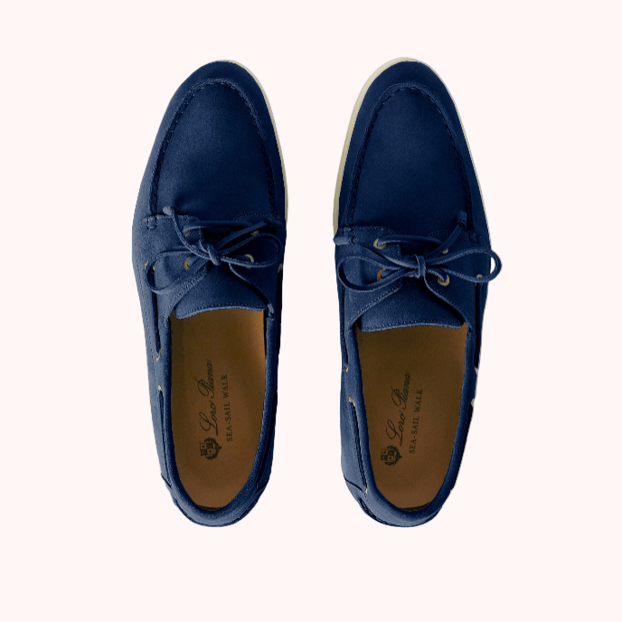 Loro Piana Sea-Sail Walk Loafer Indaco 6