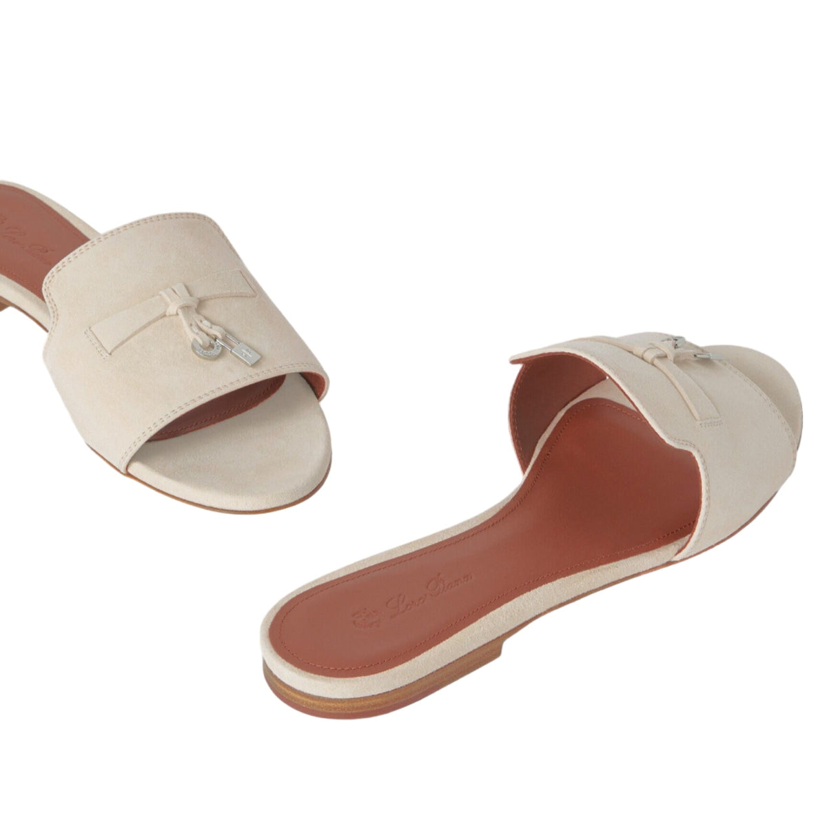 Loro Piana Summer Charms Sandal Pearl Powder 3