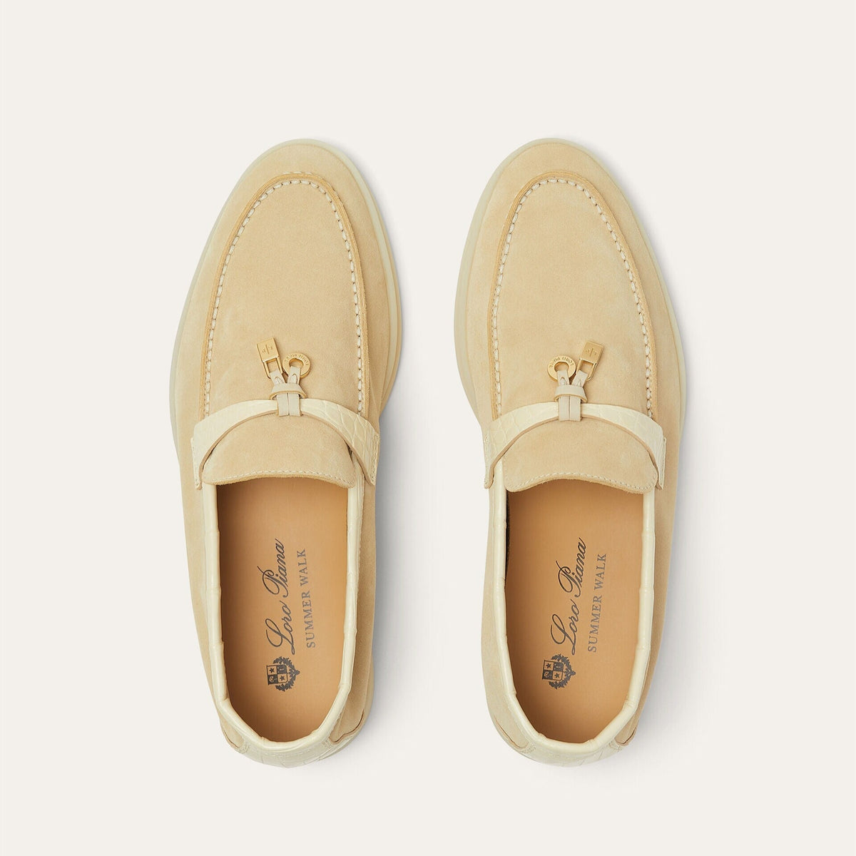 Loro Piana Summer Charms Walk Loafer Butter 2