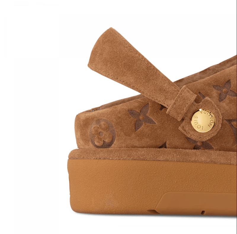Louis Vuitton Aspen Platform Clogs Brown 2