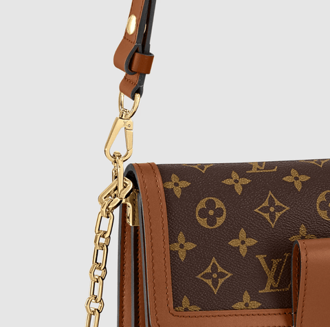 Louis Vuitton Big Dauphine Monogram Reverse MM Brown - BEAUTY BAR