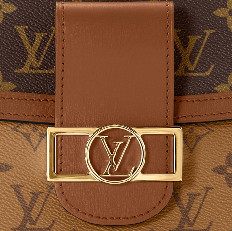 Louis Vuitton Big Dauphine Monogram Reverse MM Brown - BEAUTY BAR