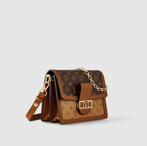 Louis Vuitton Big Dauphine Monogram Reverse MM Brown - BEAUTY BAR