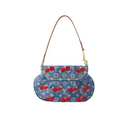 Louis Vuitton Bouncing LV x TM Sunset Denim Cherry Bag - BEAUTY BAR