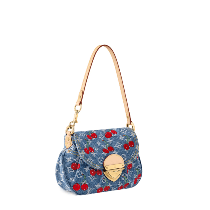 Louis Vuitton Bouncing LV x TM Sunset Denim Cherry Bag 3